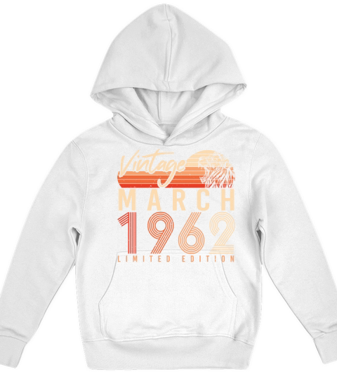 1962 March Vintage Limited Kids Hoodie