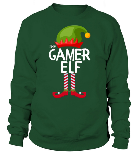 the gamer elf matching christmas family Women's Sweatshirt