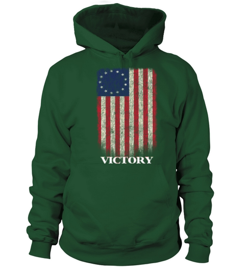 Vintage Betsy Ross American flag tshirt and gift Women's Hoodie