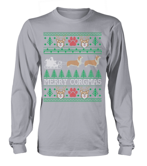 Funny Corgi Dog Lover Owner Corgi Ugly Christmas Women's Long Sleeve
