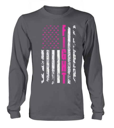 FIGHT FLAG CANCER Men's Long Sleeve