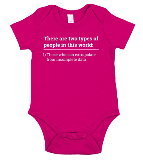 Two types of people - can extrapolate incomplete Short Sleeve Baby One-Piece