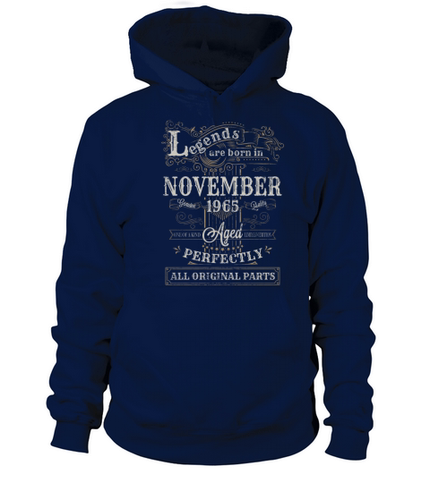 Legends are Born In November 1965 Birthday Women's Hoodie
