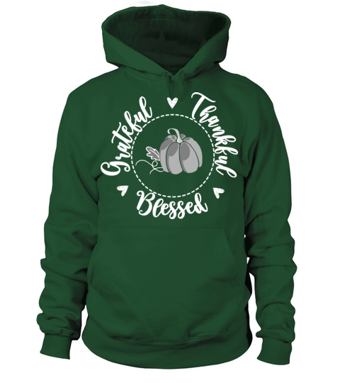 Thankful Grateful Blessed Women's Hoodie