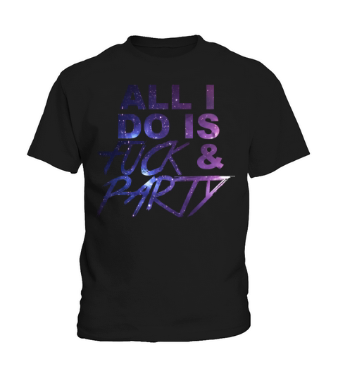 Fuck and Party in Space Kids T-Shirt