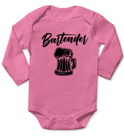 Bartender Barkeeper Bar Pub Barkeepers Mixology Long Sleeve Baby One-Piece