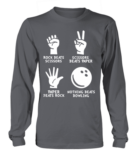 rock beats scissors scissors beats paper paper bea Women's Long Sleeve