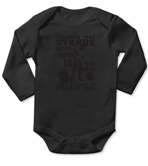 CHANGE (Bodybuilding Motivation) T-Shirts201748140434 Long Sleeve Baby One-Piece