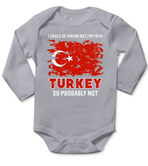 Turkey Turk Long Sleeve Baby One-Piece