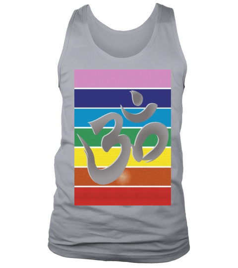 Aum 7 colors Chakra Men's Tank Top