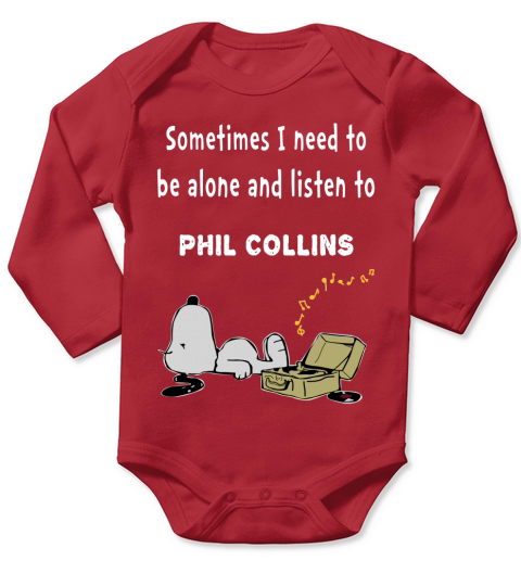 PHIL COLLINS Long Sleeve Baby One-Piece