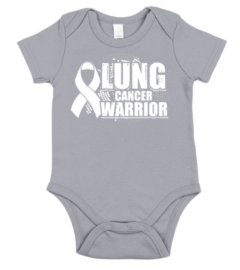 lung cancer warrior fighter hero gift idea Short Sleeve Baby One-Piece