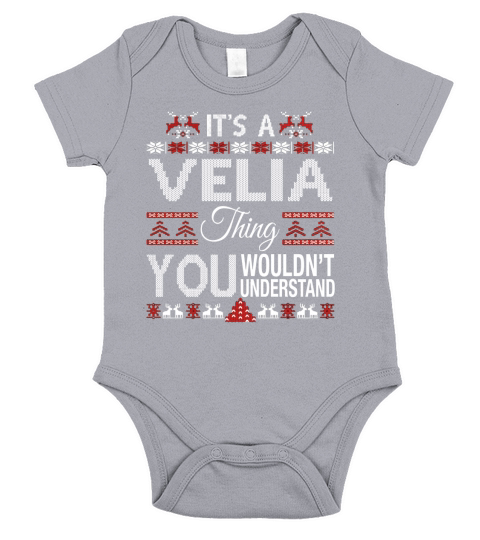 VELIA Name shirt, VELIA Funny Name, VELIA Family Name Gifts T Shirt Short Sleeve Baby One-Piece