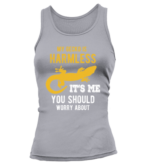 My Gecko Is Harmless Funny Reptile Lover Women's Tank Top