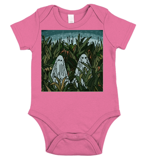 night in the cornfield Short Sleeve Baby One-Piece