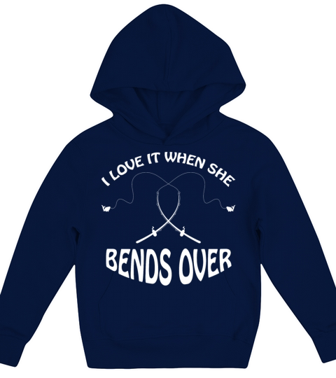 Fish Eel Pike Gift Fishing Butt Fishing Kids Hoodie