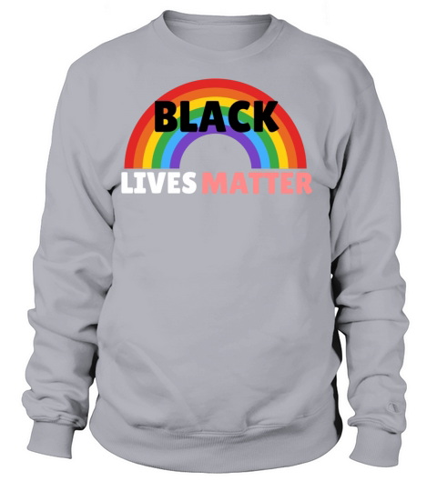 Black lives matter Equality Rainbow Women's Sweatshirt