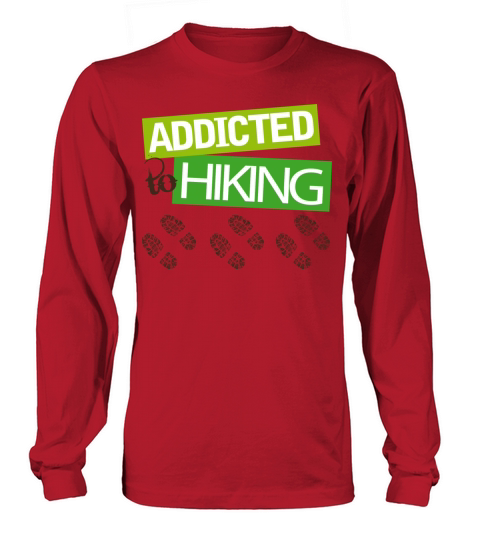 Hiker Gift I Love Hiking Women's Long Sleeve