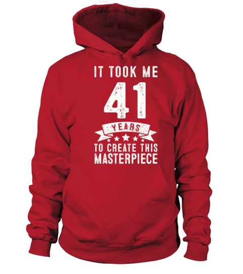 Funny 41 Years Old 1981 T Shirt 41th Birthday Gift Men's Hoodie