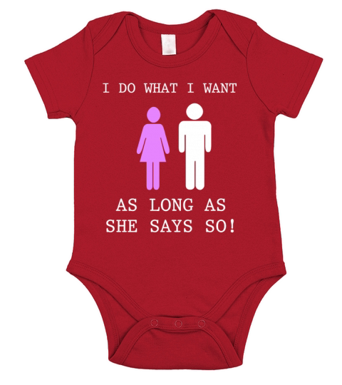 I do what i want Submissive Slave Sissy Husband Short Sleeve Baby One-Piece
