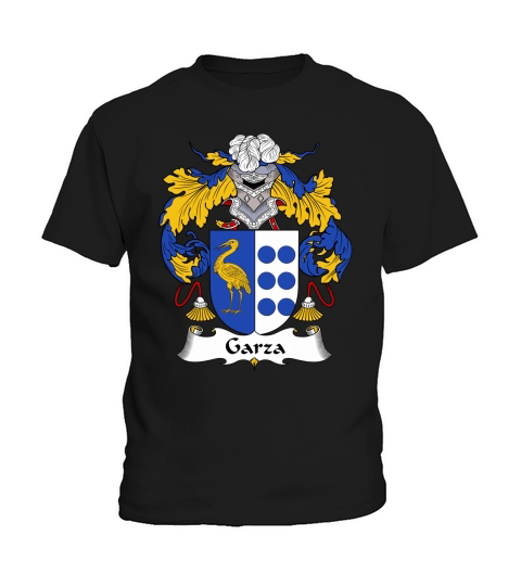 Garza Family Crest Spanish Family Crests Kids T-Shirt