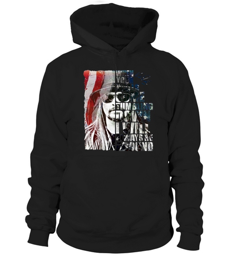 Kid Rock when your walls come tumbling down I will always be around Hoodie Unisex