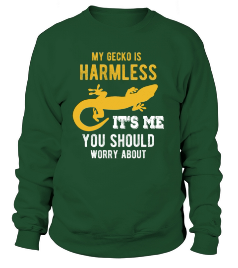 My Gecko Is Harmless Funny Reptile Lover Women's Sweatshirt