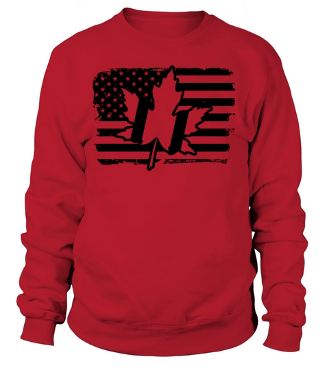 Canada Flag Shirt Women's Sweatshirt