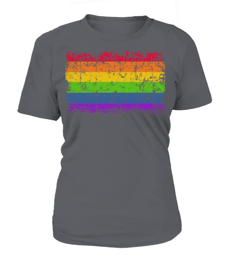 Rainbow Flag Vintage Women's T-Shirt