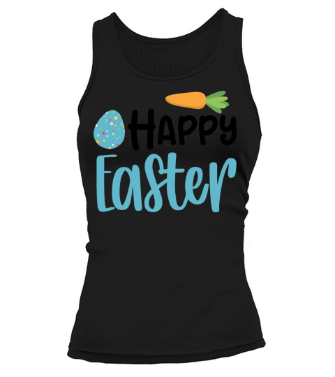 Happy Easter Carrot Blue Egg Tank top Woman