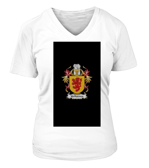 Verhoeven Coat of Arms Dutch Family Crests - Galaxy s7 V-neck T-Shirt Woman