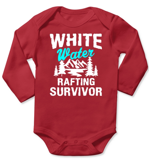 White water rafting Sport Long Sleeve Baby One-Piece