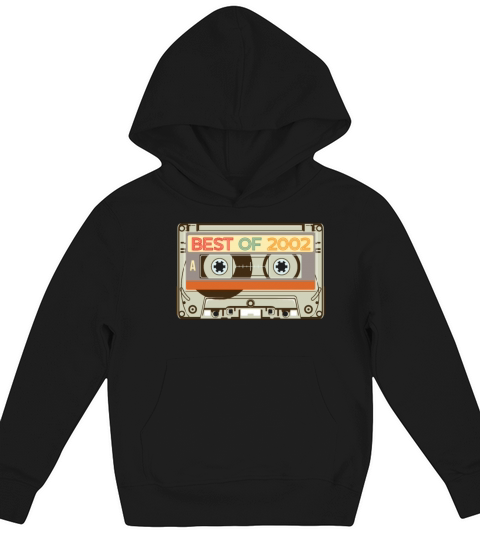 Vintage Cassette Tape Birthday Gifts Retro Born Kids Hoodie