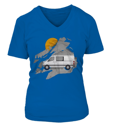 Sprinter Van Shirt V-neck T-Shirt Woman