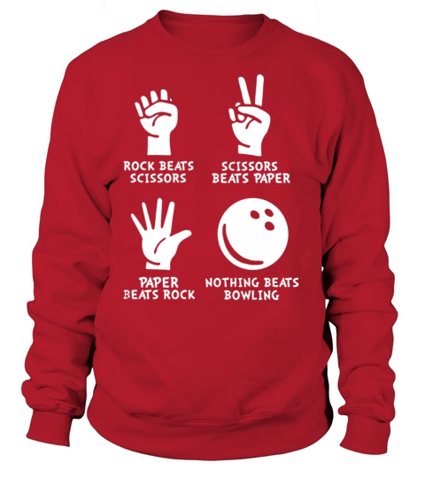 rock beats scissors scissors beats paper paper bea Women's Sweatshirt