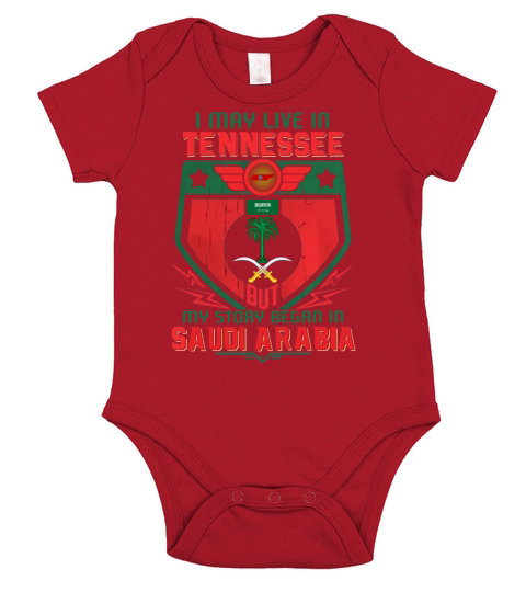 Tennessee Saudi Arabia Short Sleeve Baby One-Piece