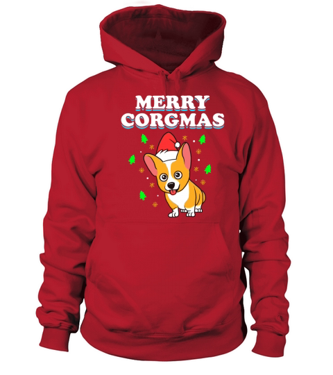 Funny Christmas Corgi Dog Pun Xmas Apparel Women's Hoodie