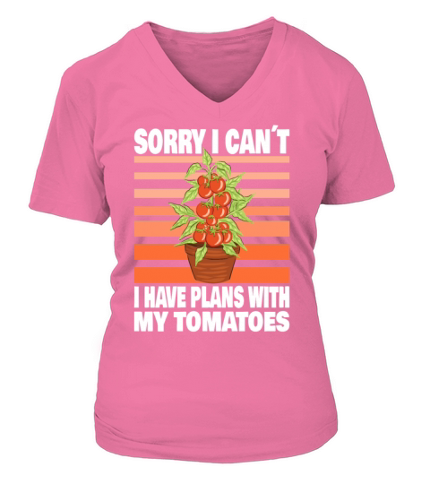 Gardening Gardener Tomatoes Plants nature Gift Women's V-Neck T-shirt