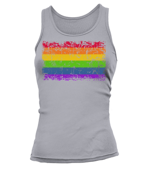 Rainbow Flag Vintage Women's Tank Top