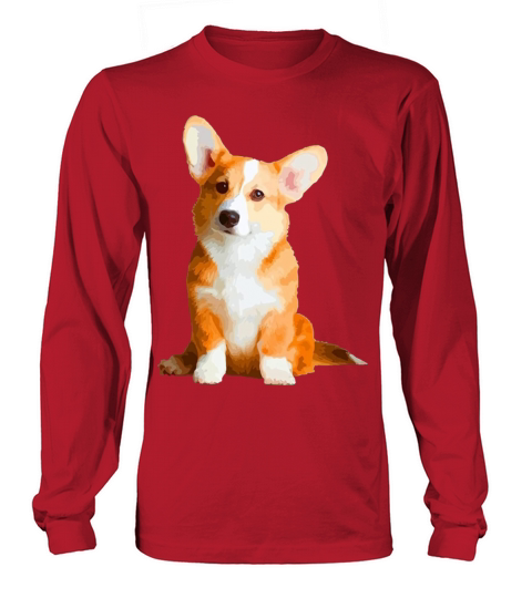 Corgi Shirt Corgi Funny Shirts Men's Long Sleeve