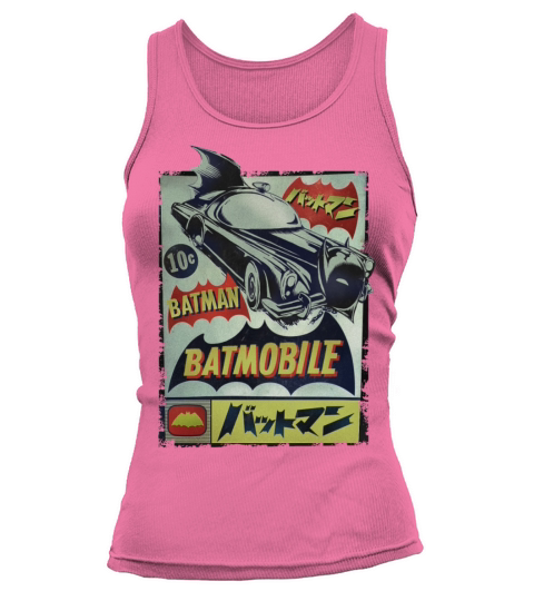 DC Comics Originals Batman Batmobile Japanese Women's Tank Top