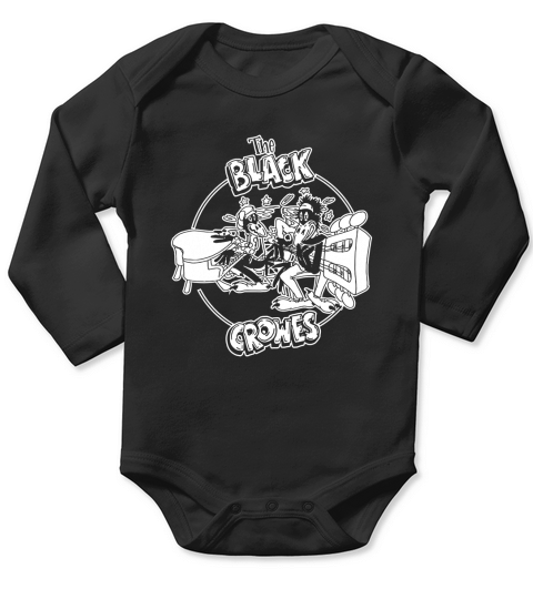 Black Crowes Amazon Exclusive Long Sleeve Baby One-Piece