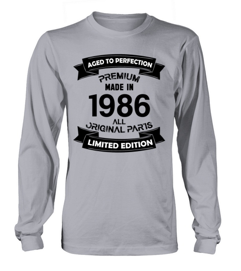 Premium Vintage 1986 Men's Long Sleeve