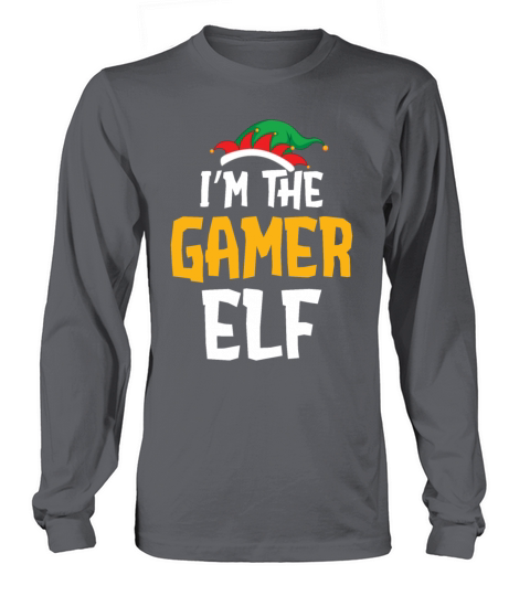 Im The Gamer Elf Christmas T Shirt Women's Long Sleeve