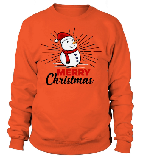 Merry Christmas Snowman Women's Sweatshirt