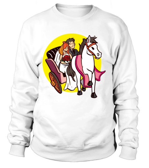Wedding Marriage Carriage Women's Sweatshirt