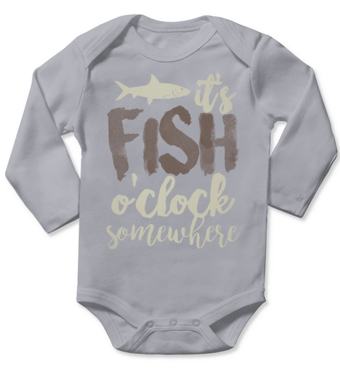 Vintage Fishing, Fathers day, Dad, Grandpa, Uncle, Fishing Gift Long Sleeve Baby One-Piece