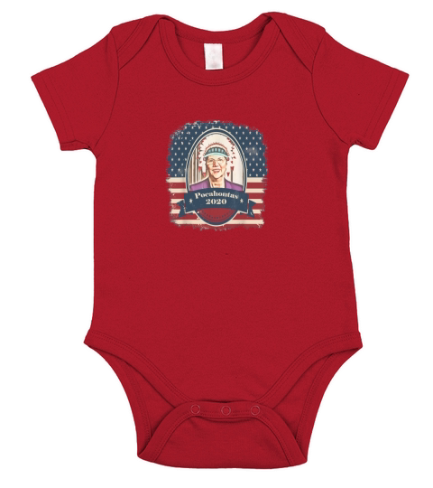 elizabeth warren pocahontas Short Sleeve Baby One-Piece