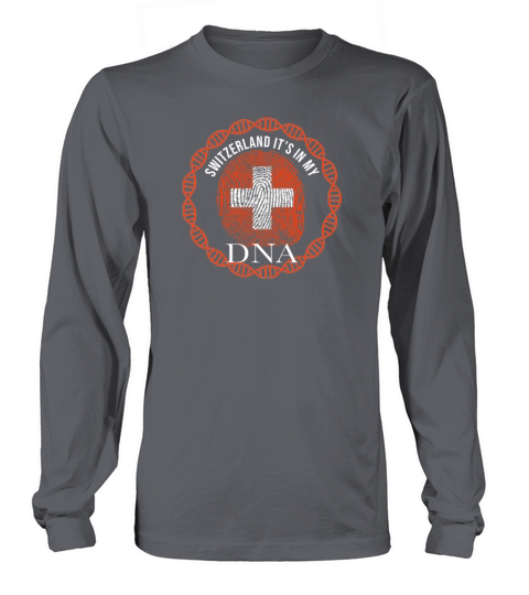 Switzerland Its In My DNA Men's Long Sleeve