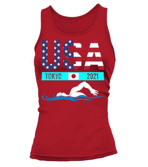 Tokyo Olympics 2021 USA Team swimming American Women's Tank Top